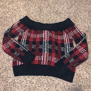 Forever 21 off the shoulder crop sweater